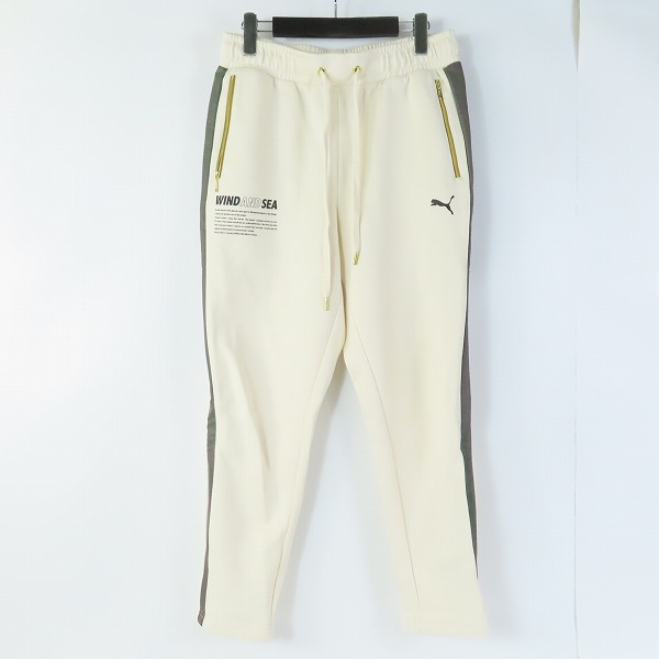 実際に弊社で買取させて頂いたWIND AND SEA×PUMA/ウィンダンシー×プーマ T7 TRACK PANTS コラボ トラックパンツ 530903-02/M