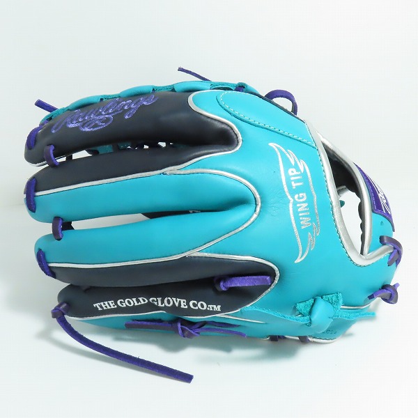 実際に弊社で買取させて頂いたRawlings/ローリングス 軟式/オールラウンド用 ハイパーテックカラーシンク グラブ/グローブ GR4HTCN55Wの画像 1枚目