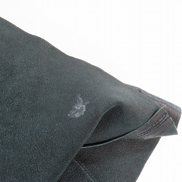 実際に弊社で買取させて頂いたA＆G/エーアンドジー 半袖 レザー シャツ/XXLの画像 6枚目