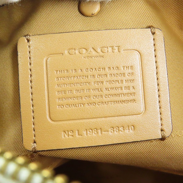 実際に弊社で買取させて頂いたCOACH/コーチ トートバッグ レザー レディース L1981-88340の画像 4枚目