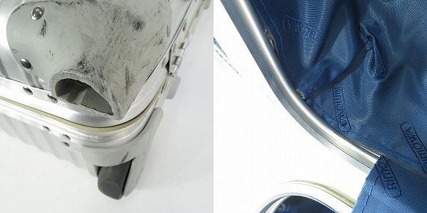 実際に弊社で買取させて頂いたRIMOWA/リモワ トパーズ チタニウム キャビン マルチホイール 2輪 キャリーケース 32L/920.52の画像 9枚目