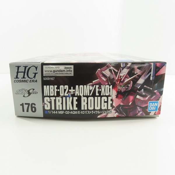 実際に弊社で買取させて頂いた【未組立】BANDAI/バンダイ HG 1/144 機動戦士ガンダムSEED MBF-02+AQM/E-X01 ストライクルージュの画像 4枚目