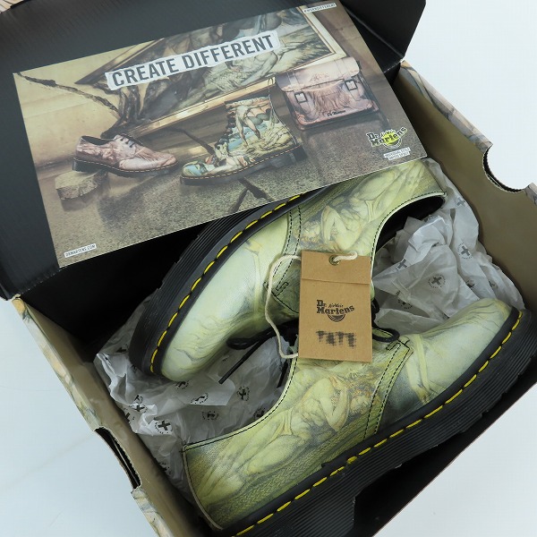 実際に弊社で買取させて頂いたDr.Martens×Tate Britain/ドクターマーチン×テートブリテン1461 WILLIAM BLAKE BACKHAND 22874102 UK3の画像 8枚目