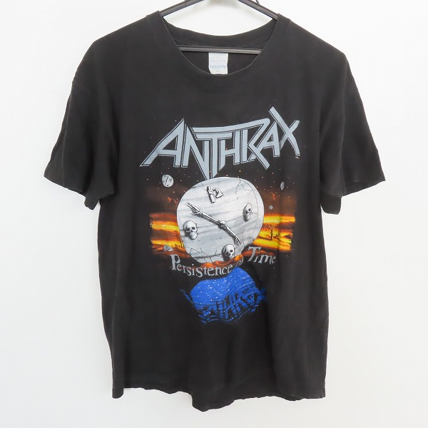 実際に弊社で買取させて頂いたANTHRAX/アンスラックス PERSISTENCE OF TIME ヴィンテージ バンT/L