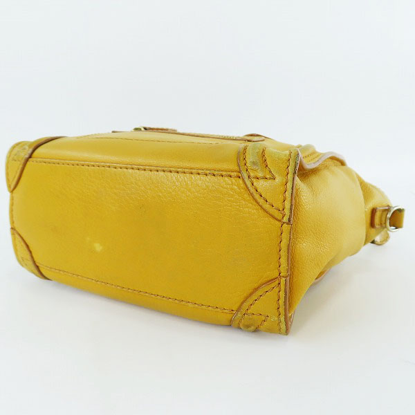 実際に弊社で買取させて頂いたCELINE/セリーヌ ラゲージ ミニショッパー レザー 2WAY ハンドバッグ/ショルダーバッグの画像 2枚目