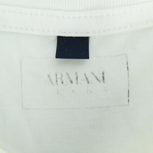 実際に弊社で買取させて頂いたARMANI JEANS/アルマーニジーンズ 半袖Tシャツ 6Y6T60 6JPRZ/XLの画像 2枚目