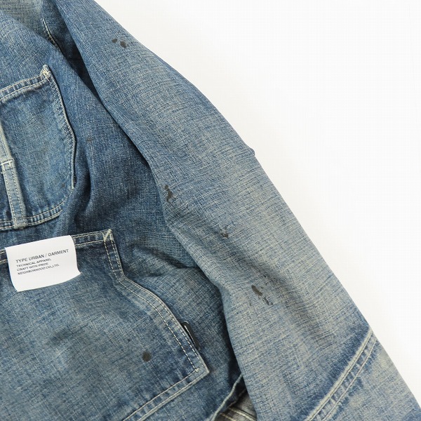実際に弊社で買取させて頂いたNEIGHBORHOOD/ネイバーフッド  24SS WASHED SHORT COVERALL JACKET 241XBNH-JKM04/Sの画像 6枚目