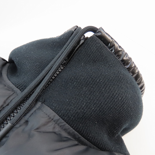 実際に弊社で買取させて頂いたDIESEL /ディーゼル リバーシブル BIGロゴ フルジップ 中綿 ジャケットW-JUPITER/XSの画像 9枚目