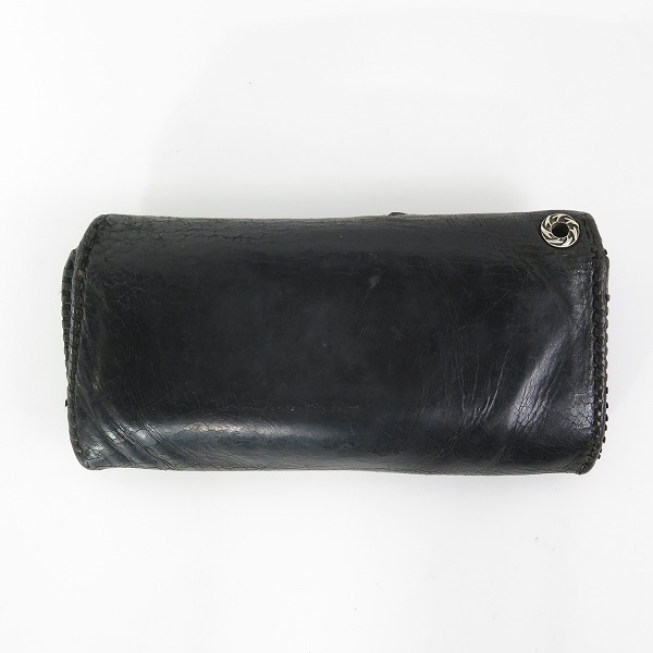 実際に弊社で買取させて頂いたA&G/エーアンドジー レザー 三つ折り 長財布の画像 1枚目