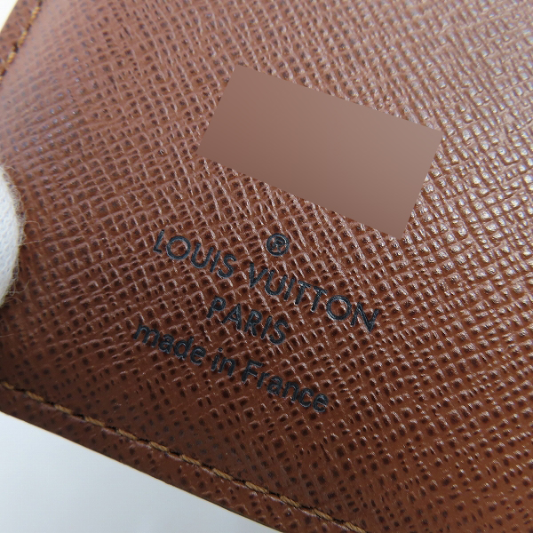実際に弊社で買取させて頂いたLOUIS VUITTON/ルイヴィトン モノグラム ポルトフォイユ ヴィエノワ 折り財布 がま口小銭 M61674の画像 5枚目