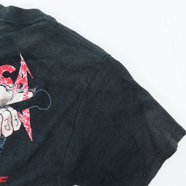 実際に弊社で買取させて頂いたMETALLICA/メタリカ and justice for all ツアー ヴィンテージ バンT/Lの画像 5枚目