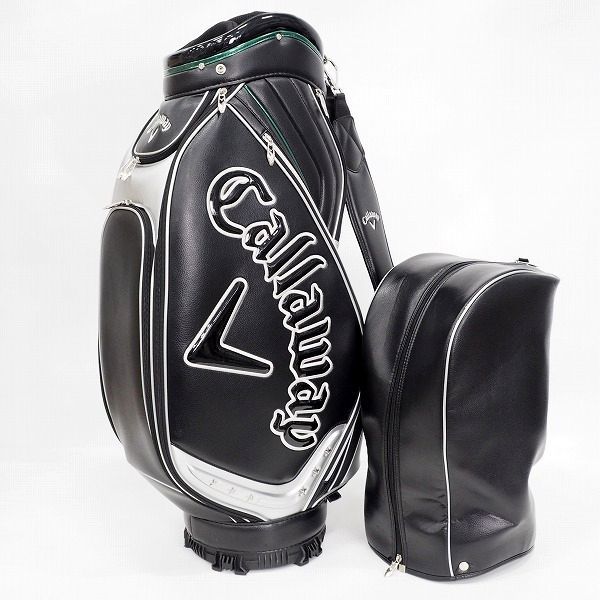 実際に弊社で買取させて頂いたCallaway/キャロウェイ ゴルフ 4分割 キャディバッグ ブラックｘシルバーの画像 1枚目