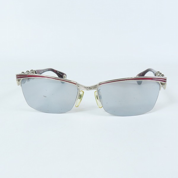 実際に弊社で買取させて頂いたA'rossvy/ロズヴィー サイド シルバー 925 クロス モチーフ サングラス/アイウェア 209251708の画像 1枚目