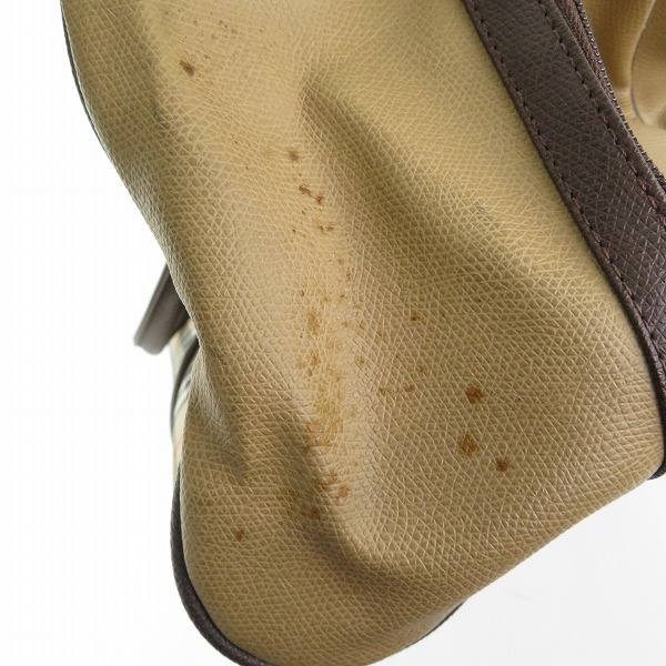 実際に弊社で買取させて頂いたBURBERRY LONDON/バーバリーロンドン  ノバチェック ボストン バックの画像 6枚目