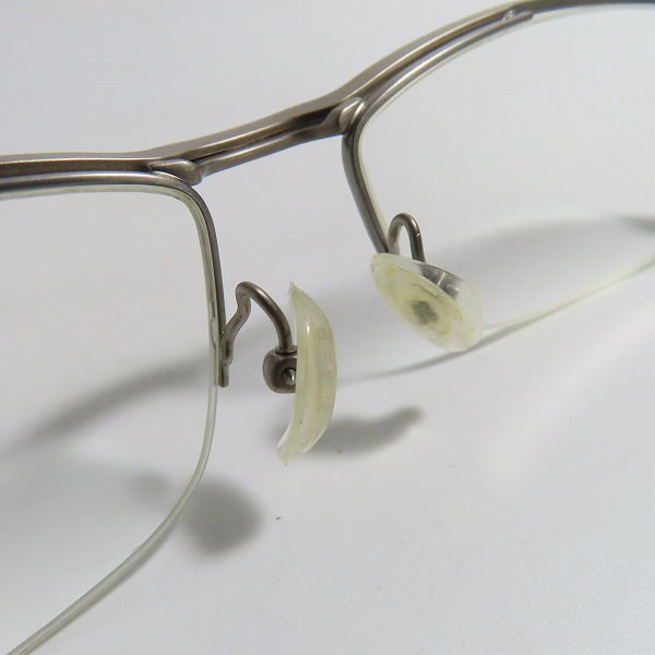 実際に弊社で買取させて頂いた999.9/フォーナインズ メタルフレーム 度入り 眼鏡/メガネフレーム/アイウェア S-672Tの画像 3枚目