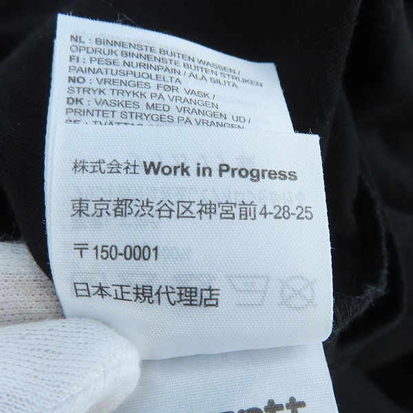 実際に弊社で買取させて頂いたWACKO MARIA×Carhartt/ワコマリア×カーハート AMERICAN SCRIPT/アメリカンスクリプト ロゴ刺繍 半袖Tシャツ/Mの画像 6枚目