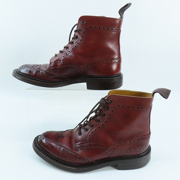 実際に弊社で買取させて頂いたTrickers × Paul smith/トリッカーズ×ポールスミス メダリオン レースアップ カントリーブーツ M6178/7.5の画像 3枚目