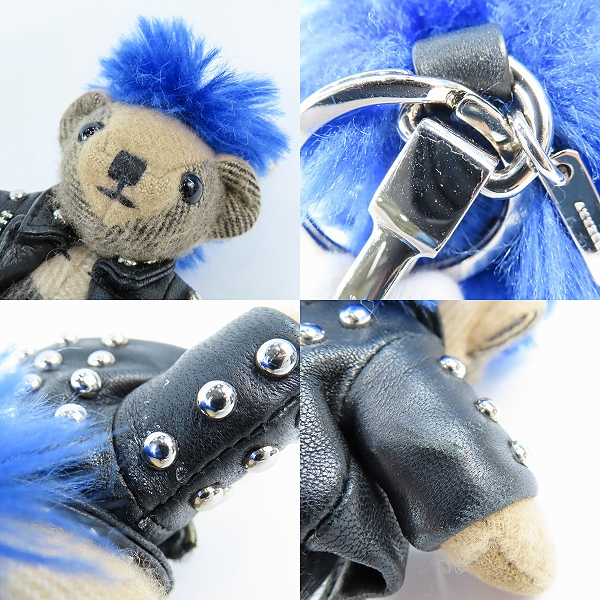 実際に弊社で買取させて頂いたBURBERRY/バーバリー パンク トーマスベアチャーム 3998451の画像 6枚目