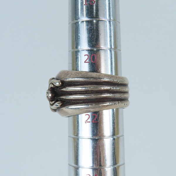 実際に弊社で買取させて頂いたCHROME HEARTS/クロムハーツ ハートダガー リング 21-22号の画像 8枚目