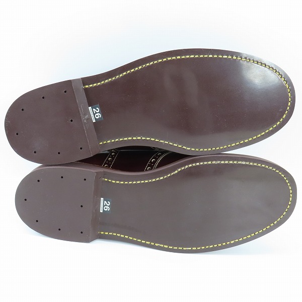 実際に弊社で買取させて頂いたGLADHAND×REGAL/グラッドハンド×リーガル サドルシューズ 606S DBR/26の画像 2枚目