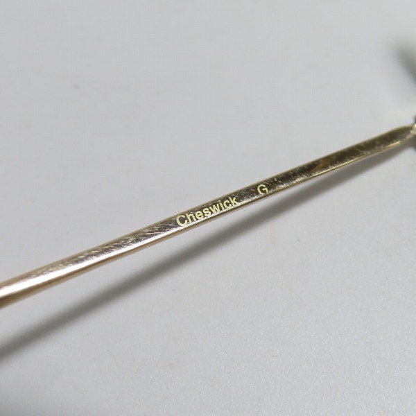 実際に弊社で買取させて頂いたOLIVER PEOPLES/オリバーピープルズ Cheswick G メタルフレーム メガネフレーム アイウェアの画像 6枚目