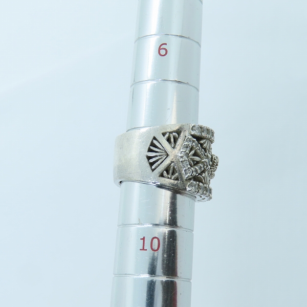 実際に弊社で買取させて頂いたJustin Davis/ジャスティンデイビス クラウンリング ストーン/8-9号の画像 8枚目