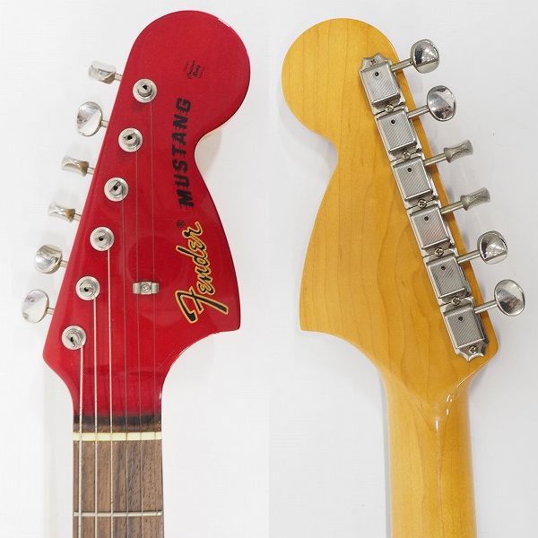 実際に弊社で買取させて頂いた★Fender Japan/フェンダージャパン MG69 MH CAR MUSTANG/ムスタング マッチングヘッド エレキギターの画像 2枚目