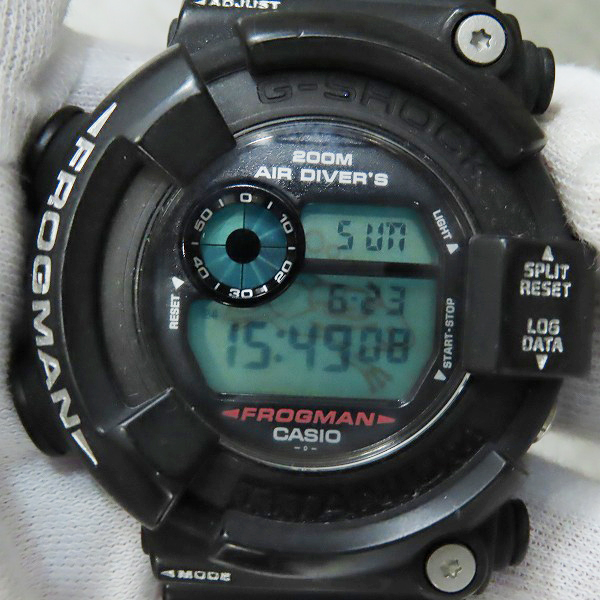 実際に弊社で買取させて頂いたG-SHOCK/Gショック FROGMAN/フロッグマン DW-8200Z-1Tの画像 4枚目