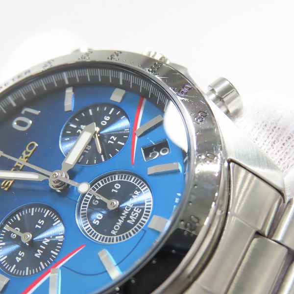 実際に弊社で買取させて頂いたSEIKO/セイコー 小田急線開業95周年記念 MSE 特急ロマンスカー 腕時計 8T63-01W0【動作未確認】の画像 5枚目