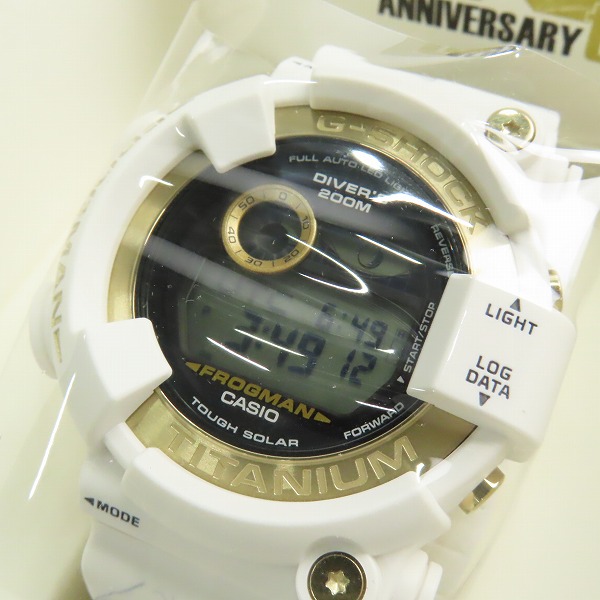 実際に弊社で買取させて頂いた【保証期間内/未使用】G-SHOCK/Gショック フロッグマンICERCJapan/30周年記念モデルMASTER OF G SEA/タフソーラー GW-8201K-7JR