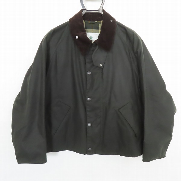 実際に弊社で買取させて頂いたBarbour/バブアー 21AW Transport wax トランスポート オイルド ジャケット 2102066/34
