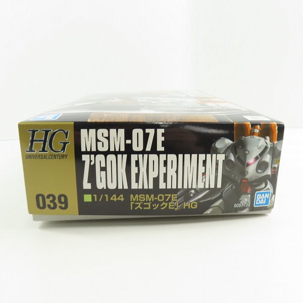 実際に弊社で買取させて頂いた【未組立】BANDAI/バンダイ HG 1/144 機動戦士ガンダム0080ポケットの中の戦争 MSM-07E ZGOK EXPERIMENT/ズゴックEの画像 4枚目