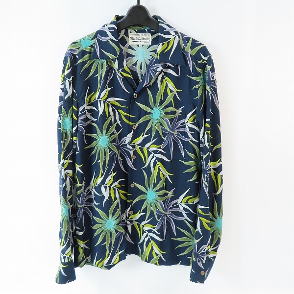 実際に弊社で買取させて頂いたWACKO MARIA/ワコマリア PRINTED FLOWER L/S HAWAIAN SHIRTS 長袖シャツ/L