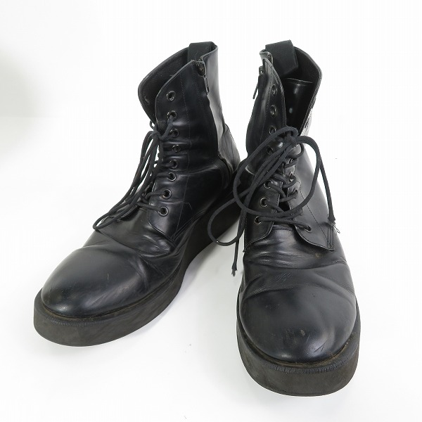 実際に弊社で買取させて頂いた【難有り】LAD MUSICIAN/ラッドミュージシャン  サイドジップレザーブーツ 2217-910/44