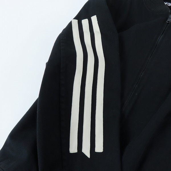 実際に弊社で買取させて頂いたY-3/ワイスリー Yohji Yamamoto×adidas/ヨウジヤマモト×アディダス ジャケット A2K001/Lの画像 8枚目