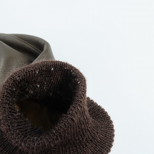 実際に弊社で買取させて頂いたTHE REAL McCOY'S/ザリアルマッコイズ ディアスキン/鹿革 A-2フライトジャケット 40の画像 5枚目