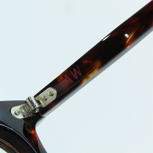 実際に弊社で買取させて頂いたEFFECTOR×EFILEVOL/エフェクター×エフィレボル AW/エーダブル 眼鏡/メガネフレームの画像 5枚目