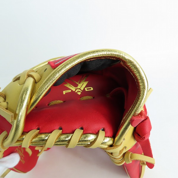 実際に弊社で買取させて頂いたRawlings/ローリングス HYPER TECH COLOR SYNC 軟式/内野手/右投げ用 グローブ GR4HTCN62の画像 5枚目