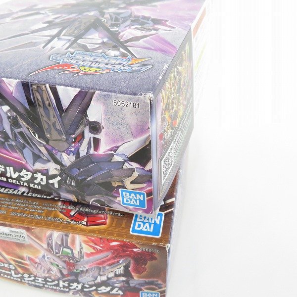 実際に弊社で買取させて頂いた【未組立】BANDAI/バンダイ SDW HEROS シーザーレジェンドガンダム/才蔵ガンダムデルタカイ 2点セット/ガンプラの画像 4枚目