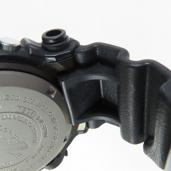 実際に弊社で買取させて頂いたG-SHOCK/Gショック FROGMAN MEN IN BLACK 2 フロッグマン DW-8200BM-1Tの画像 7枚目