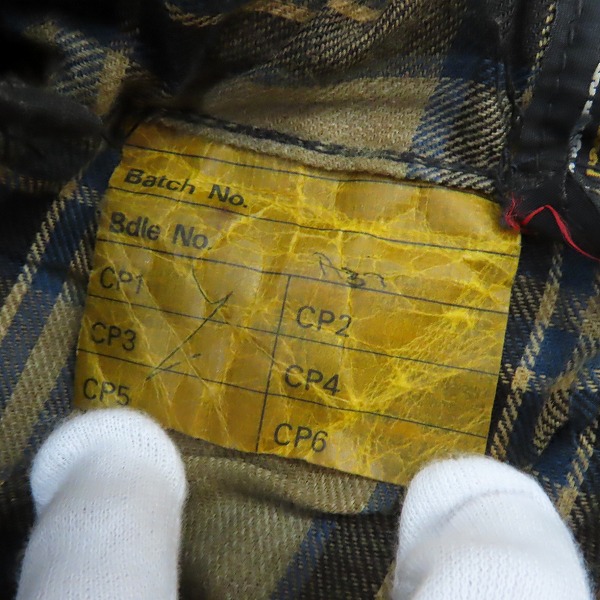 実際に弊社で買取させて頂いたBelstaff/ベルスタッフ 70' トライアルマスター プロフェッショナル ワックス コットンパンツ size 28の画像 5枚目