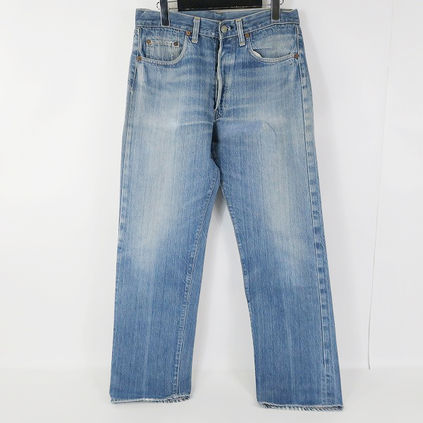 実際に弊社で買取させて頂いたLEVI'S/リーバイス ヴィンテージ 501 66前期 ボタン裏刻印6 スモールe  ボタンフライ デニムパンツ