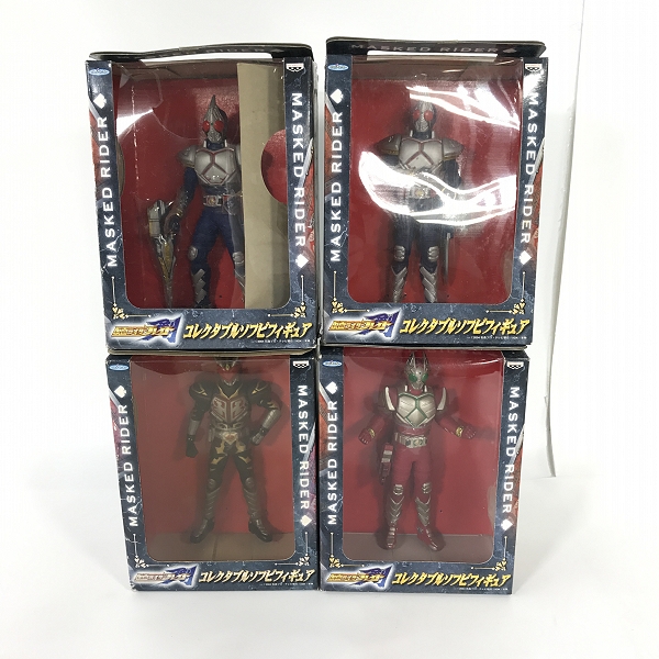 実際に弊社で買取させて頂いた【おまとめ】BANDAI/バンダイ BANPRESTO/バンプレスト 仮面ライダー アギト/ファイズ/ブレイド/ガタック 他 ソフビ/フィギュアの画像 1枚目