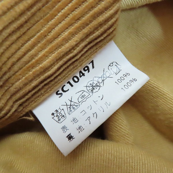 実際に弊社で買取させて頂いたSUGAR CANE/シュガーケーン コーデュロイ生地 ボアランチジャケット SC10497/Mの画像 3枚目