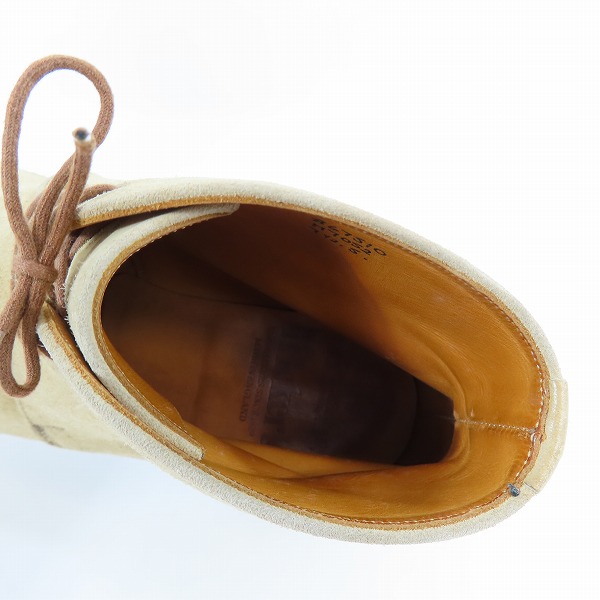 実際に弊社で買取させて頂いたTRICKER'S/トリッカーズ レザー ジョージ/チャッカブーツ スエード M7052/7.5の画像 4枚目