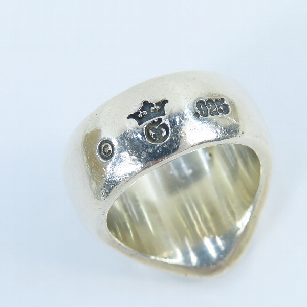 実際に弊社で買取させて頂いたGabor/ガボール インターナショナル スカルプテッド オーバルリング 25.5号の画像 6枚目