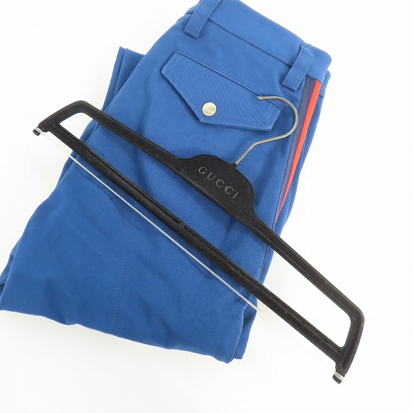 実際に弊社で買取させて頂いた【JPタグ】GUCCI/グッチ サイドライン パンツ 569557/46の画像 7枚目