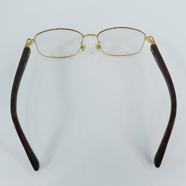 実際に弊社で買取させて頂いたdunhill/ダンヒル T-CELLULOID/TITAN F-K18/イエローゴールド メガネフレーム 1026の画像 2枚目