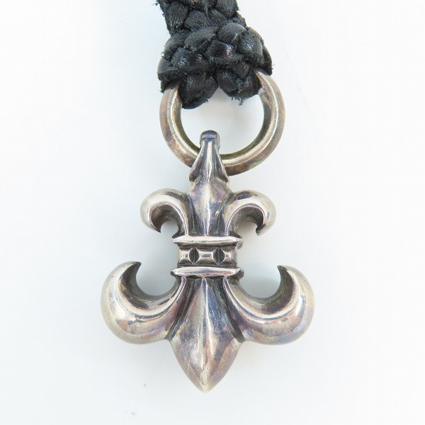 実際に弊社で買取させて頂いたCHROME HEARTS/クロムハーツ BSフレアチャーム w/レザーブレード スクロールボロチップの画像 2枚目