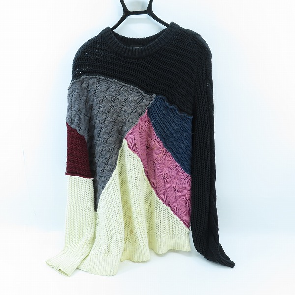 実際に弊社で買取させて頂いたLAD MUSICIAN/ラッドミュージシャン MIX CABLE LOW GAUGE KNIT セーター 2118-001/44